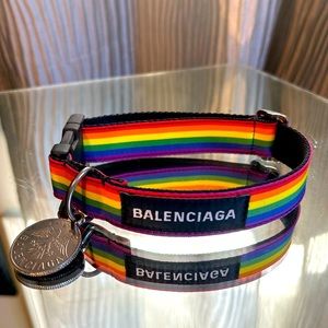 Balenciaga PRIDE Choker w Medallion